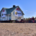 Mammoet moves part of a Swedish village