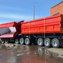 Side-tipping B-Double from Tonar