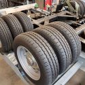 Six tyres on one axle!