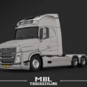 Bonneted European Euro-6 trucks